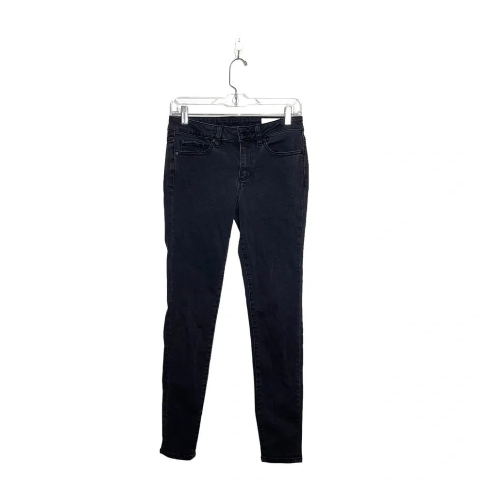 Vince Camuto Charcoal Black Mid-rise Skinny Jeans Size 4 Women’s